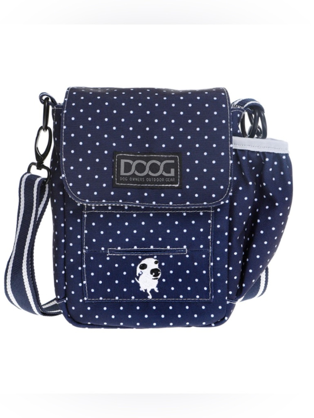 DOOG Walkie Bag - Navy Polka Dot